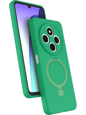 Magicool Xiaomi Redmi 14C Regal Magsafe Standlı Kapak - Yeşil