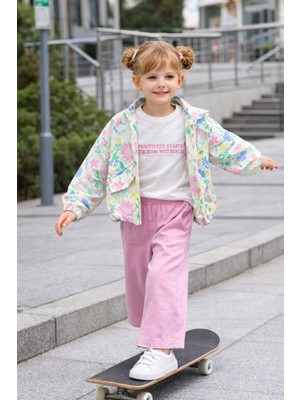 Baby Lory Kids Store Kız Çocuk Çiçek Desenli 3’lü Takım