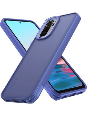 Magicool Xiaomi Redmi Note 10 Pro Kılıf Elegant Kapak - Açık Mavi