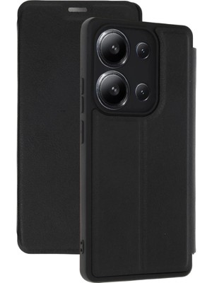 Magicool Xiaomi Redmi 15C 4g Flip Cover - Siyah