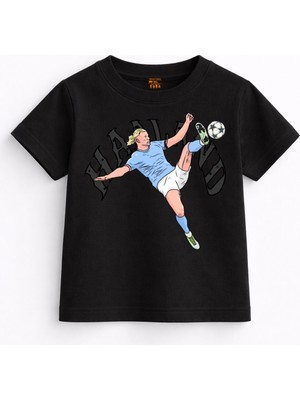 Rabona Fashion Erling Haaland Goal Machine Çocuk T-Shirt