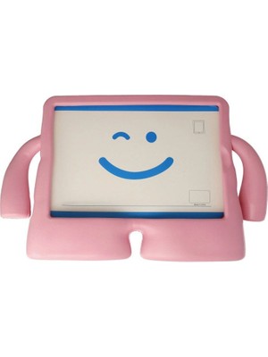 Mudanis Apple Ipad 5 Air 9.7 Kılıf Karakter Tablet Silikon - Açık Pembe
