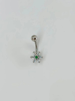 Magicool Çiçek Detaylı Göbek Piercing