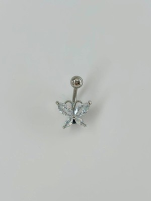 Magicool Kelebek Detaylı Göbek Piercing