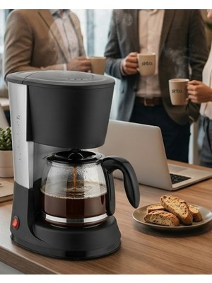 tp Ev ve Ofis Için Filtre Kahve Makinesi 12 Fincan Kapasiteli Kahve Makinesi - Lisinya