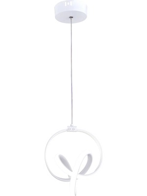 Gusto Lighting Dora LED Sarkıt Avize Beyaz,3 Renk Yanabilen LED Avize, Modern Salon Oda LED Avize