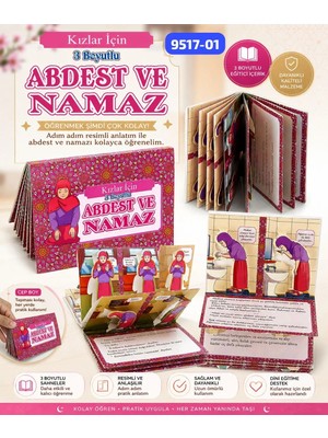 Sedef Abdest Ve Namaz Öğretici Kitap