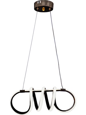 Gusto Lighting Bubble Kucuk LED Sarkıt Avize,siyah 3 Renk Yanabilen LED Avize, Modern Salon Oda LED Avize