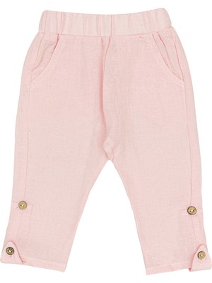 Merli Rose Şile Bezi Düz Pantolon
