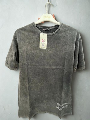 Discount World Unisex Oversize Batik Lekeli Tişört – Günlük & Spor