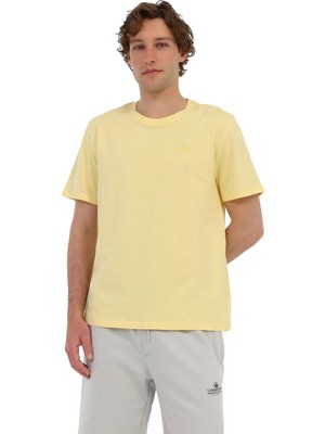 Lumberjack MB CT102 C Nk T-Sh Açık Sarı Erkek Kısa Kol T-Shirt