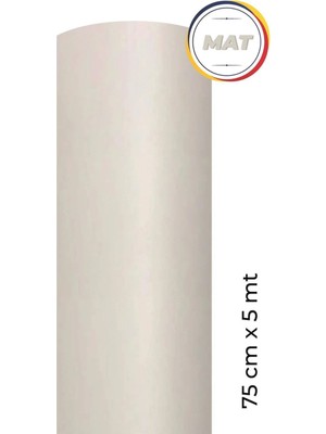 Mat Beyaz Kendinden Yapışkanlı Kaplama Folyosu 75 cm x 5 mt
