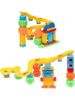 tp 04119 Kaktüs Bloklar Top Parkuru 100 Parça