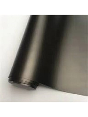 Satin Siyah Hava Kanallı Yapışkanlı Kaplama Folyosu 61 cm x 9 mt