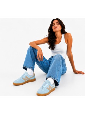 papucumun dünyası Unisex Süet Özel Gum Tabanlı Günlük Kullanıma Uygun Retro Sneaker