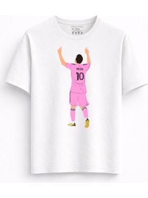 Rabona Fashion Messi Goat 10 Vintage Tee Tişört