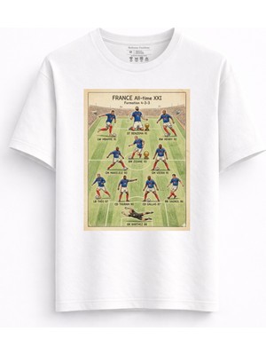 Rabona Fashion France All Time Legends Retro T-Shirt