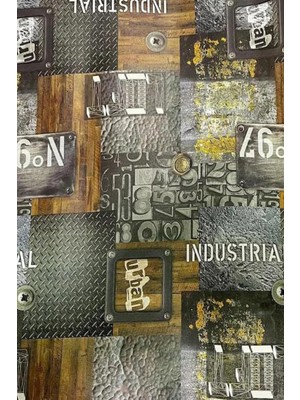 Desenli Kendinden Kendinden Yapışkanlı Kaplama Folyosu 45 cm x 2 mt DSN0027-2