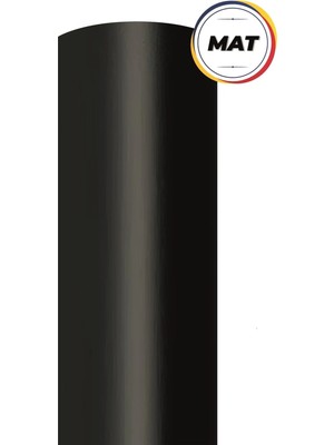 Mat Siyah Yapışkanlı Kaplama Folyosu 61 cm x 8 mt