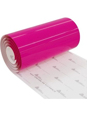 Parlak Pembe Yapışkanlı Kaplama Folyosu 61 cm x 5 mt