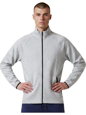 Sportive Elio Full-Zip Erkek Gri Günlük Stil Eşofman Üstü 26YE0001-KML