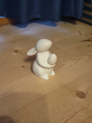 DU&ER Minimalist Tavşan Dekoratif Figür – Modern Paskalya Bunny Masa & Raf Süsü