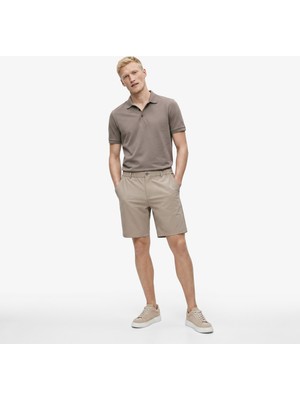 Nautica Erkek Bej Regular Fit Su Itici Şort B65234T.2VT