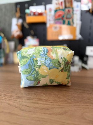 Fiorbag Fermuarlı ve Astarlı Makyaj Çantası Tek Bölmeli Takı Organizeri Yıkanabilir Çok Amaçlı El Çantası