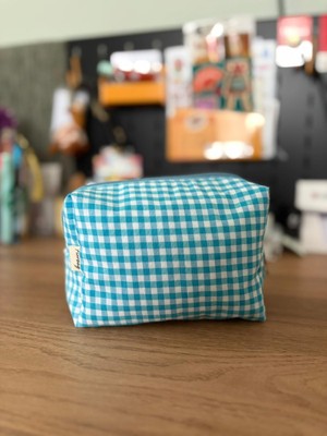 Fiorbag Fermuarlı ve Astarlı Makyaj Çantası Tek Bölmeli Takı Organizeri Yıkanabilir Çok Amaçlı El Çantası