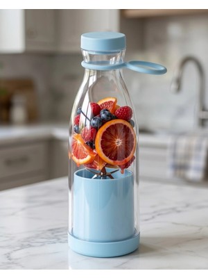 Beruflic USB Şarjlı Mini Blender 380 ml Taşınabilir Smoothie Yapıcı Pratik Kullanım