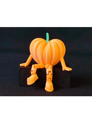 DU&ER Halloween Temalı Kalp & Kabak Figürü – Dekoratif Obje