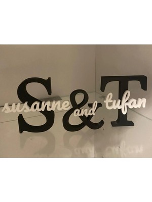 DU&ER ✨ Kişiye Özel Harf & Isim Dekoru – Minimal Modern Tasarım