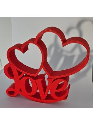DU&ER Love Temalı Duvar Dekoru – Modern Ev Aksesuarı