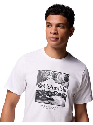 Columbia Seasonal Logo Organik Pamuk Erkek T-Shirt