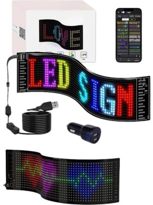 Sayarmarkt Oto Için Mini Matrik LED Ekran