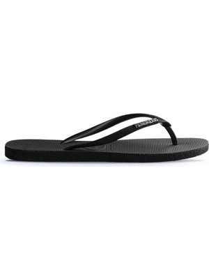 Siyah Havaianas Havaianas Metal Logolu Kadın Terlik