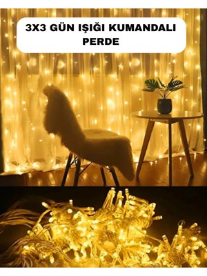 Sayarmarkt Romantik Ambiyans Için Uzaktan Kumandalı Günışığı Peri LED