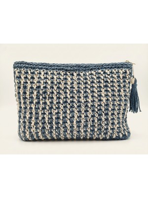 Meya Design Modern Desenli El Yapımı Clutch Çanta – Günlük ve Şık Kadın Çantası