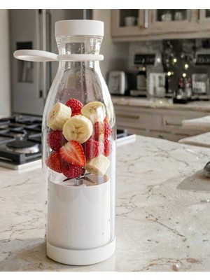 Beruflic Mini Smoothie Blender USB Şarjlı 380 ml Taşınabilir ve Hafif Tasarım