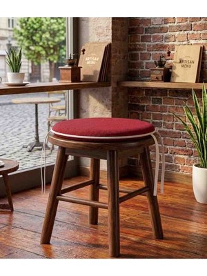 Ayzen Home 4 Adet Süngerli Bağcıklı Tabure Minderi
