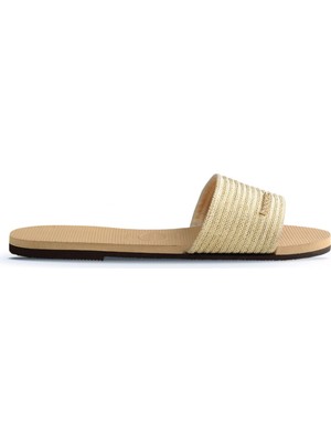 Dore Havaianas Havaianas Kadın Düz Metal Logolu Terlik