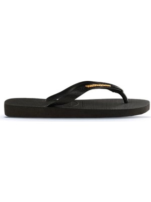 Siyah Havaianas Havaianas Metal Logolu Kadın Terlik