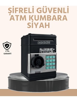 Sayarmarkt Işıklı Sesli Şifreli Atm Görünümlü Kasa Kumbara