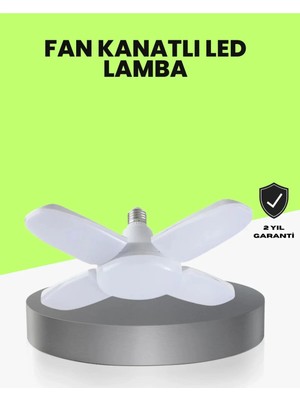 Sayarmarkt Katlanabilir 4 Kollu LED Ampül 60 Watt 6000 Lumen Beyaz Işık