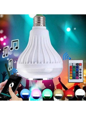 Hoparlör ve LED Lamba Uzaktan Kumandalı Ampül Nemere
