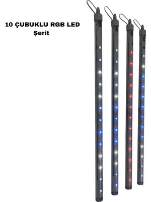 10 Çubuklu Dekor LED