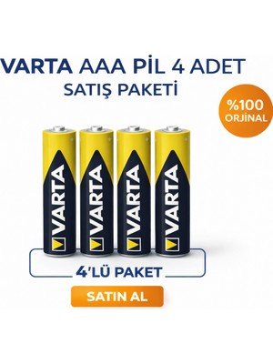 Stylmenplus Marka Aaa Ince Kalem Pil 1.5V Super Heavy Duty R03 Çinko Karbon 2li 2 Paket