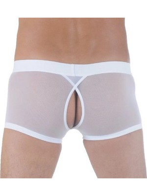 Liyuza BR291122 Transparan Arkası Açık Mini Boxer
