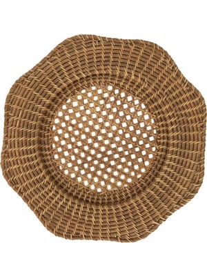 Yargıcı Rattan Yuvarlak Supla(33x2 Cm)