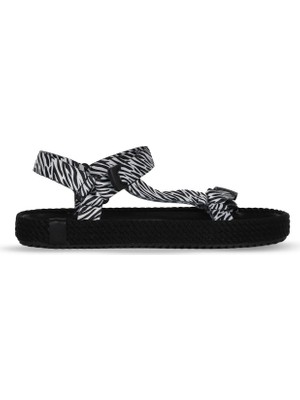 Zebra Elastik Bohonomad Mıamı Kadın Sandalet